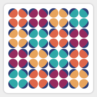 Abstract Circles Sticker